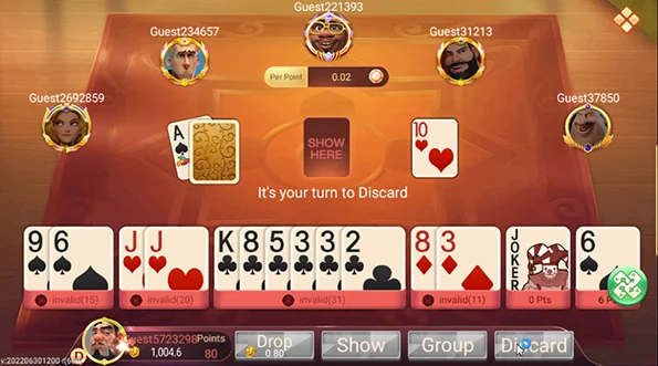 Teen patti fun app interface